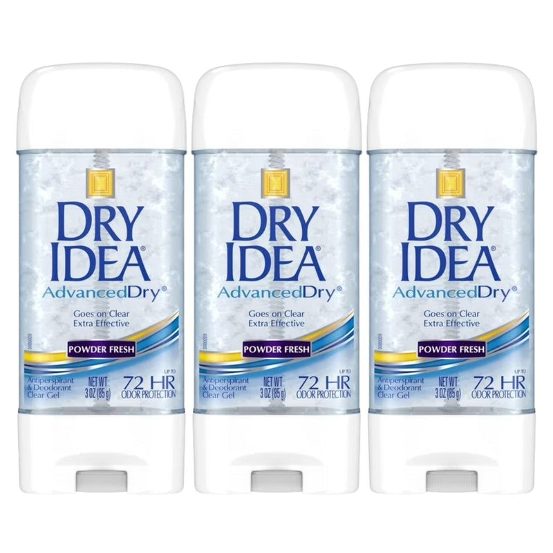 Dry Idea Advanced Dry Clear Gel Deodorant, Powder Fresh, 3oz