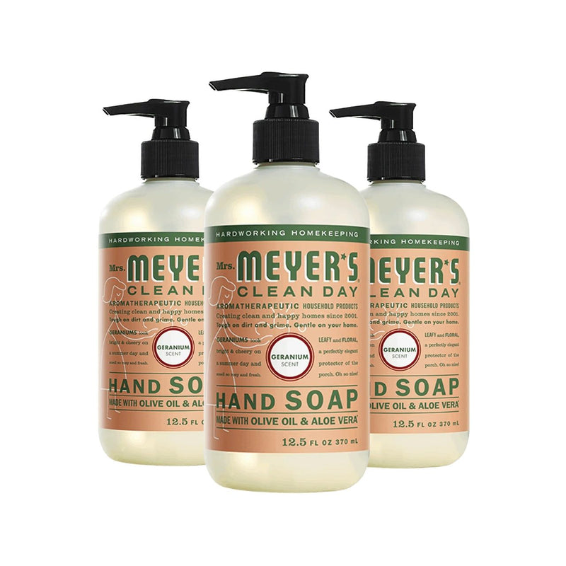 Mrs. Meyers Clean Day Liquid Hand Soap, Geranium, 12.5 oz