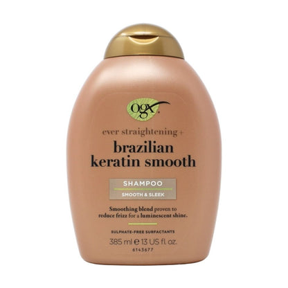 OGX Ever Straightening + Brazilian Keratin Smooth & Sleek Shampoo, 13 oz