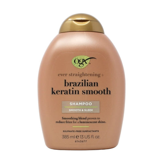 OGX Ever Straightening + Brazilian Keratin Smooth & Sleek Shampoo, 13 Oz -