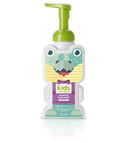 Kids by Babyganics Foaming Body Wash, Berry Berry, 14 oz -