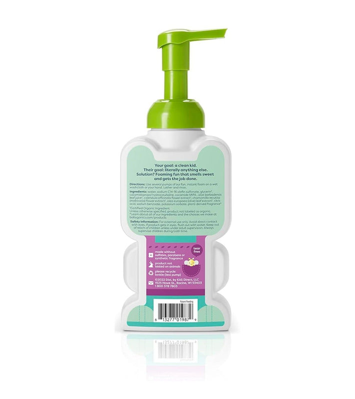 Kids by Babyganics Foaming Body Wash, Berry Berry, 14 oz