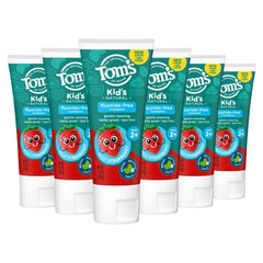 Tom's of Maine Kid's Natural Fluoride-Free Toothpaste, Silly Strawberry, 4.2 oz