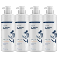 Ivory Sensitive Skin Moisturizing Body Wash, Hint of Chamomile, 17.9 Oz
