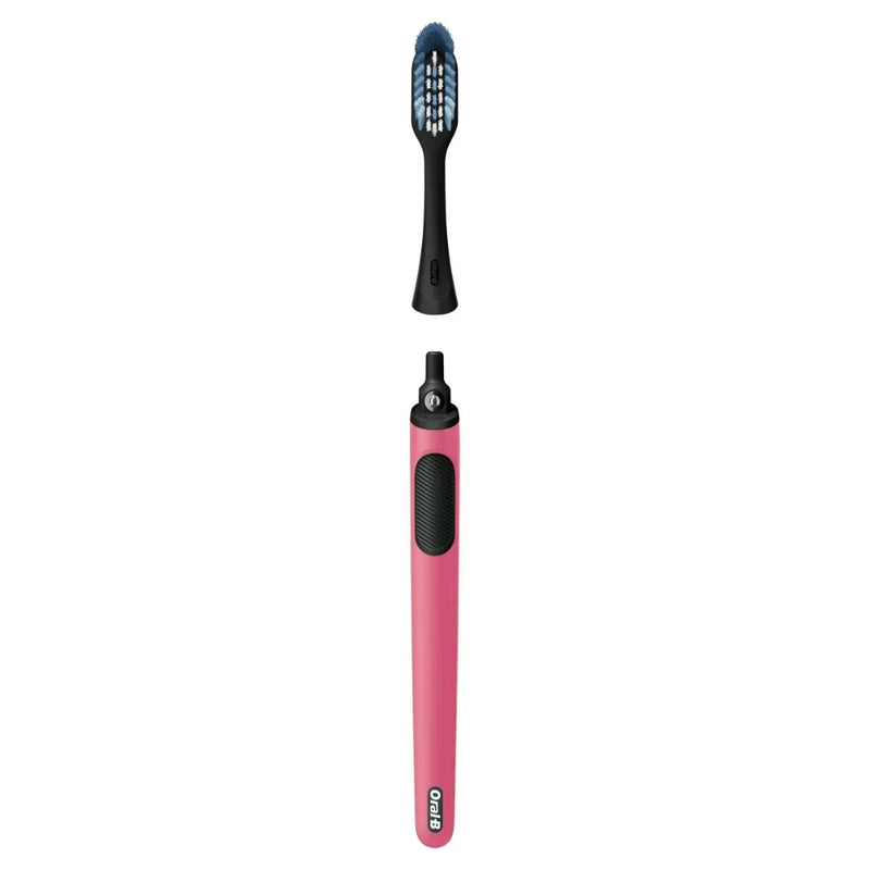 Oral-B Clic Manual Toothbrush with Soft Replaceable Brush Head, Coral