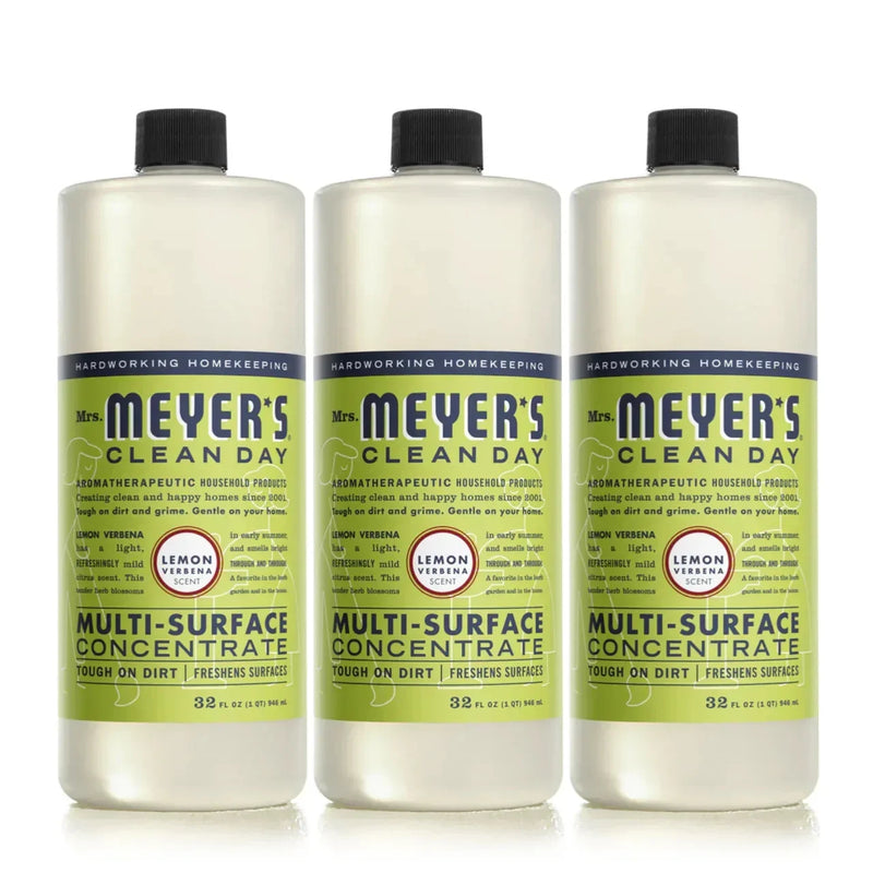 Mrs. Meyers Clean Day Multi-Surface Concentrate Cleaner, Lemon Verbena, 32 Fl Oz