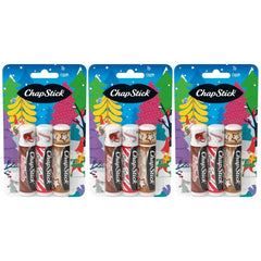 ChapStick Christmas Collection 3 Count Variety Pack: Candy Cane, Hot Chocolate, Sugar Cookie