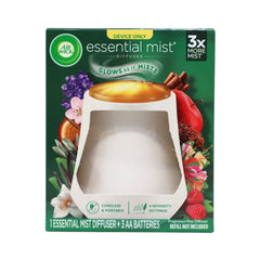 Air Wick Essential Mist Diffuser Starter Kit, White Diffuser + Harvest Pumpkin & Spice Refill
