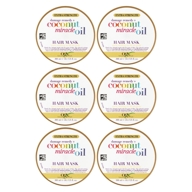 OGX Extra Strength Damage Remedy + Coconut Miracle Oil Hair Mask, 10 oz