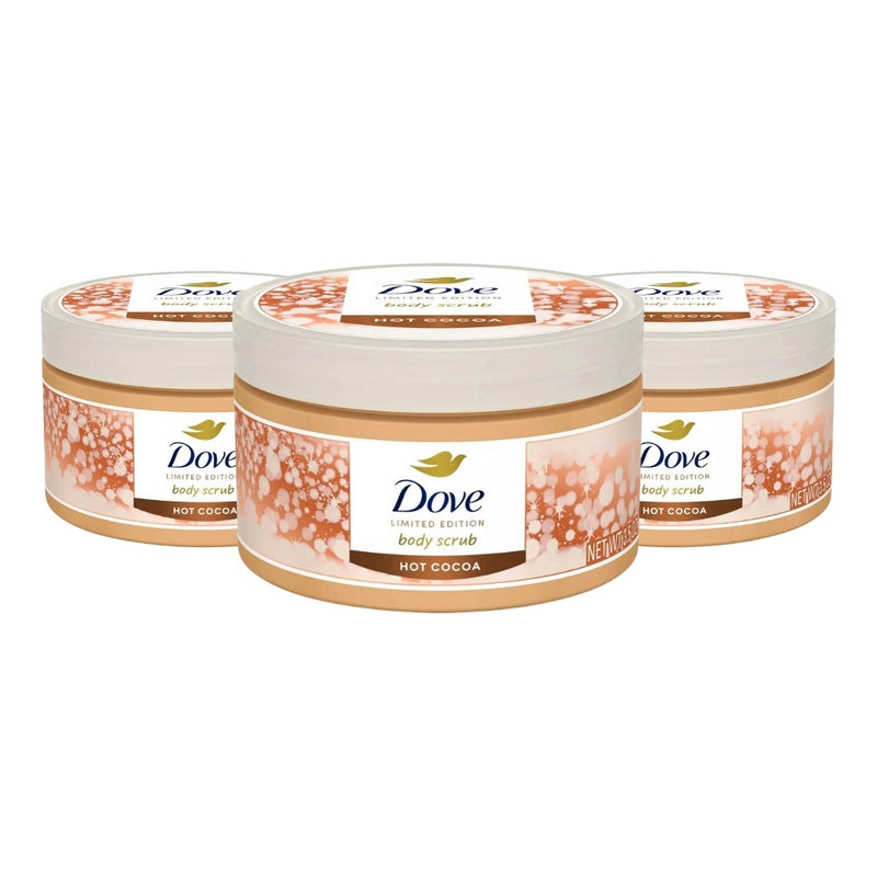 Dove Limited Edition Body Scrub, Hot Cocoa, 3.5 Oz