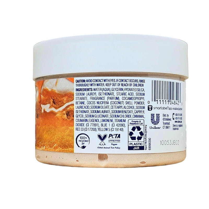 Dove Limited Edition Holiday Treats Body Scrub, Cinnamon Pumpkin Pie, 10.5 oz