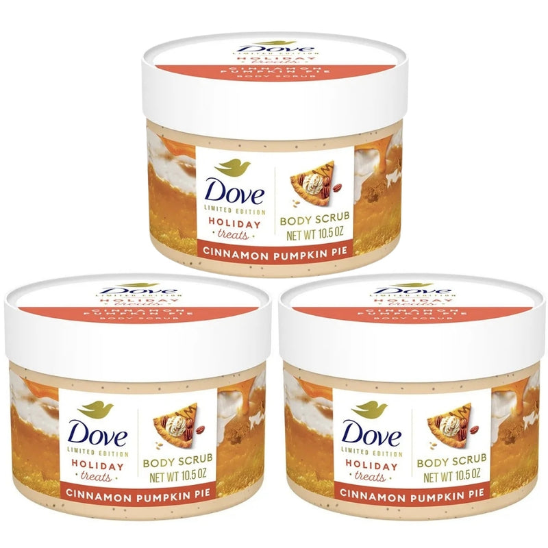 Dove Limited Edition Holiday Treats Body Scrub, Cinnamon Pumpkin Pie, 10.5 oz
