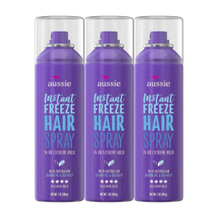 Aussie Instant Freeze Hairspray, 24-Hour Extreme Hold with Australian Jojoba Oil & Sea Kelp, 10 oz