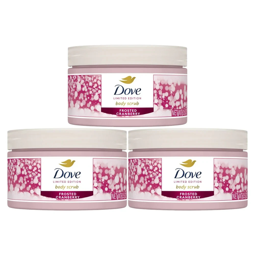 Dove Limited Edition Body Scrub, Frosted Cranberry, 3.5oz -