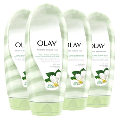 Olay Moisture Ribbons Plus Body Wash with Shea + Notes of Jasmine Petals, 18 fl oz