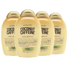 OGX Anti-Hair Fall + Coconut Caffeine Strengthening Shampoo, 13 Oz