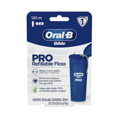 Oral-B Glide PRO Refillable Dental Floss, 120m