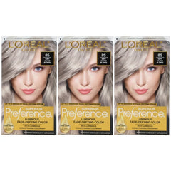L'Oreal Paris Superior Preference Permanent Hair Color, 8S Soft Silver Blonde