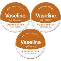 Vaseline Lip Therapy Cocoa Butter Lip Balm Tin, 0.6 Oz