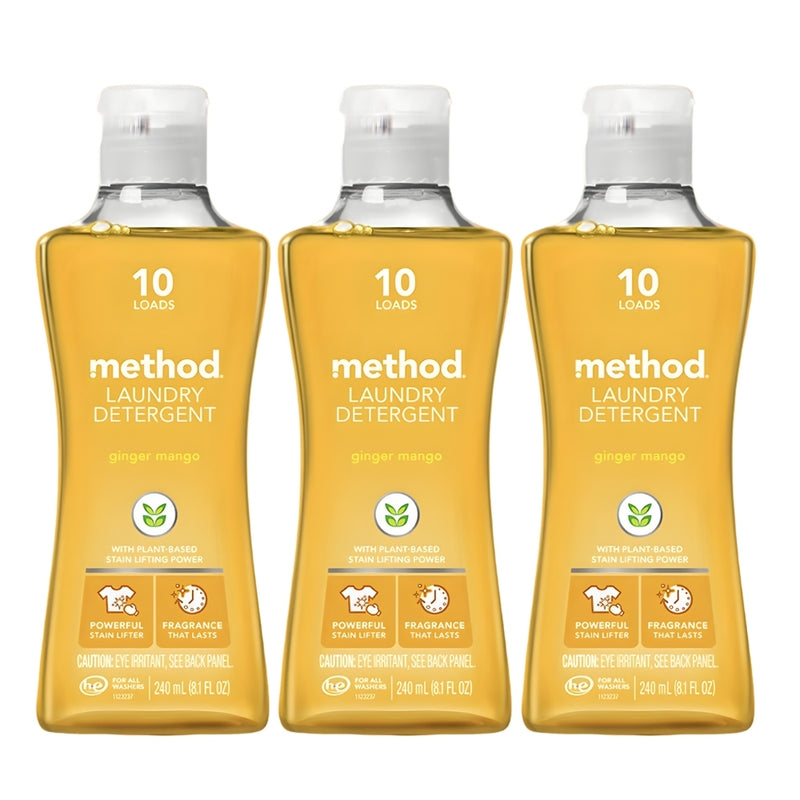 Method Laundry Detergent, Ginger Mango, 8.1oz