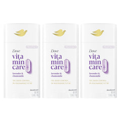 Dove VitaminCare+ Deodorant Stick, Lavender & Chamomile Scent, 74g