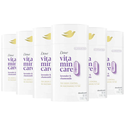 Dove VitaminCare+ Deodorant Stick, Lavender & Chamomile, 2.6oz -
