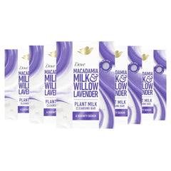 Dove Plant Milk Cleansing Bar, Macadamia Milk & Willow Lavender, 5oz