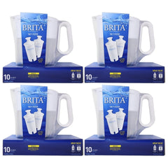 Brita Wave Water Filtration System, 10 Cup Pitcher, 2 Filters Included