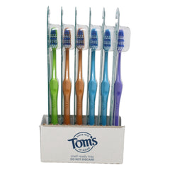 Toms of Maine Naturally Clean Soft Toothbrush, 6 Pack