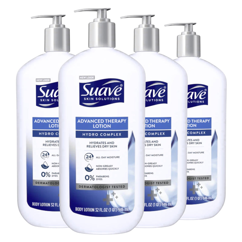 Suave Skin Solutions Advanced Therapy Body Lotion, 32 Oz