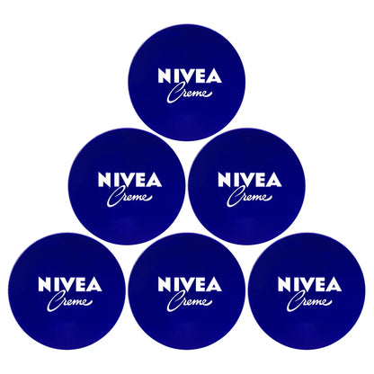 Nivea Creme Body, Face & Hand Moisturizing Cream, 150mL, 6-Pack