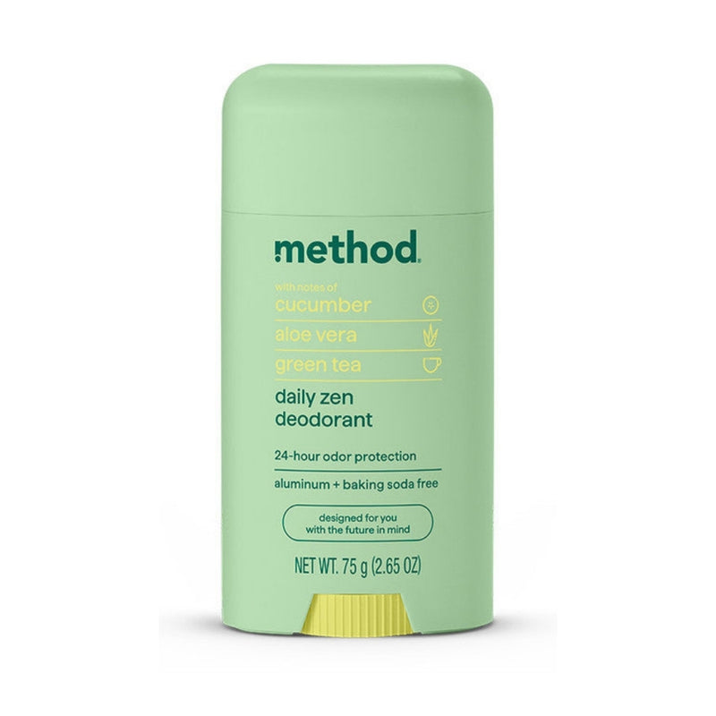 Method Deodorant Stick, Aluminum & Baking Soda Free, Daily Zen, 2.65 oz