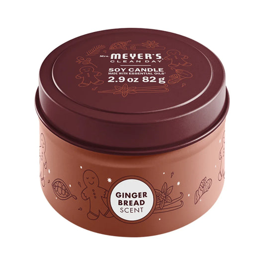 Mrs. Meyer's Soy Candle, Gingerbread, 2.9oz -