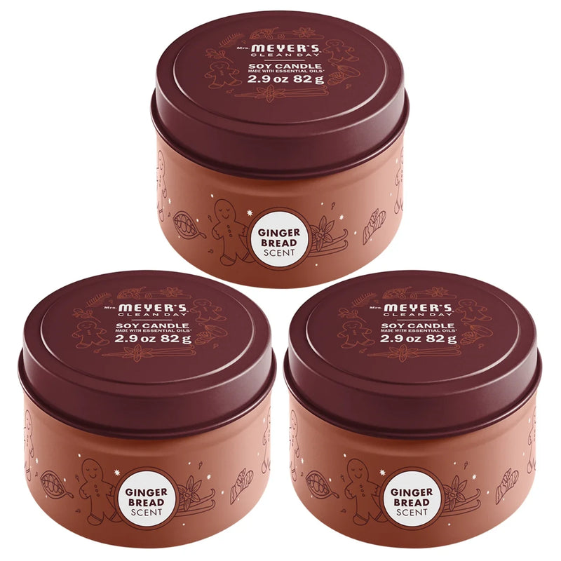Mrs. Meyer's Soy Candle, Gingerbread, 2.9oz