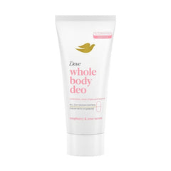 Dove Whole Body Deodorant Invisible Cream, Raspberry & Rose, 2.5oz