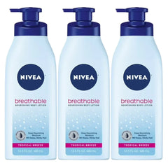 Nivea Breathable Nourishing Body Lotion, Tropical Breeze, 13.5oz
