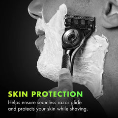 Gillette Labs Quick Rinse Shave Foam, Vitamin B3 + Sea Kelp, 8.1oz