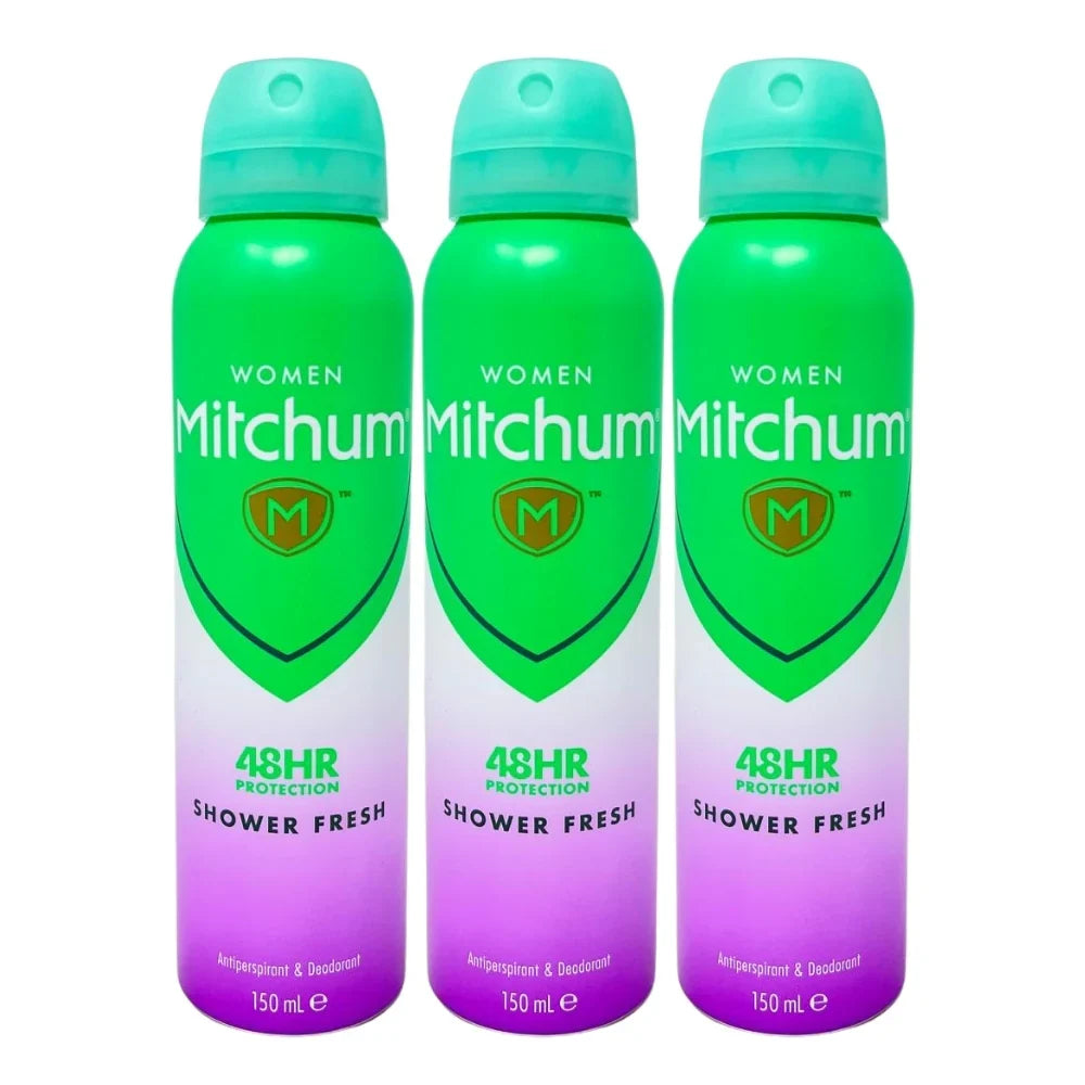Mitchum Women Antiperspirant & Deodorant, Shower Fresh, 5 oz, 3-Pack