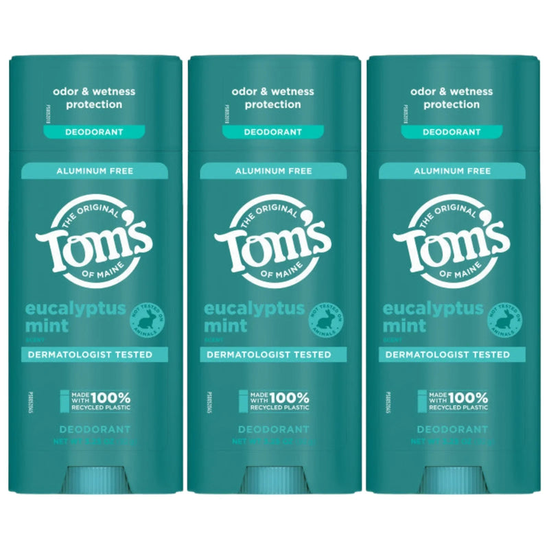 Tom's of Maine Deodorant, Eucalyptus Mint, 3.25oz