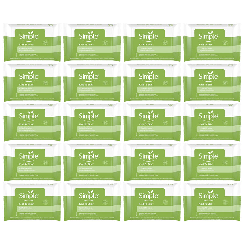 Simple Kind To Skin Cleansing Facial Wipe, 7 Count