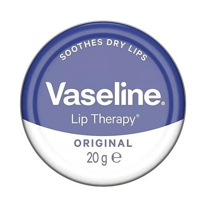 Vaseline Lip Therapy Lip Balm Tin, Original, 0.7oz (20g) -