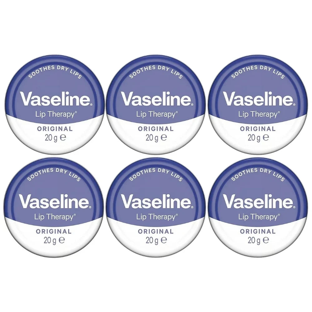 Vaseline Lip Therapy Lip Balm Tin, Original, 0.7oz (20g) -