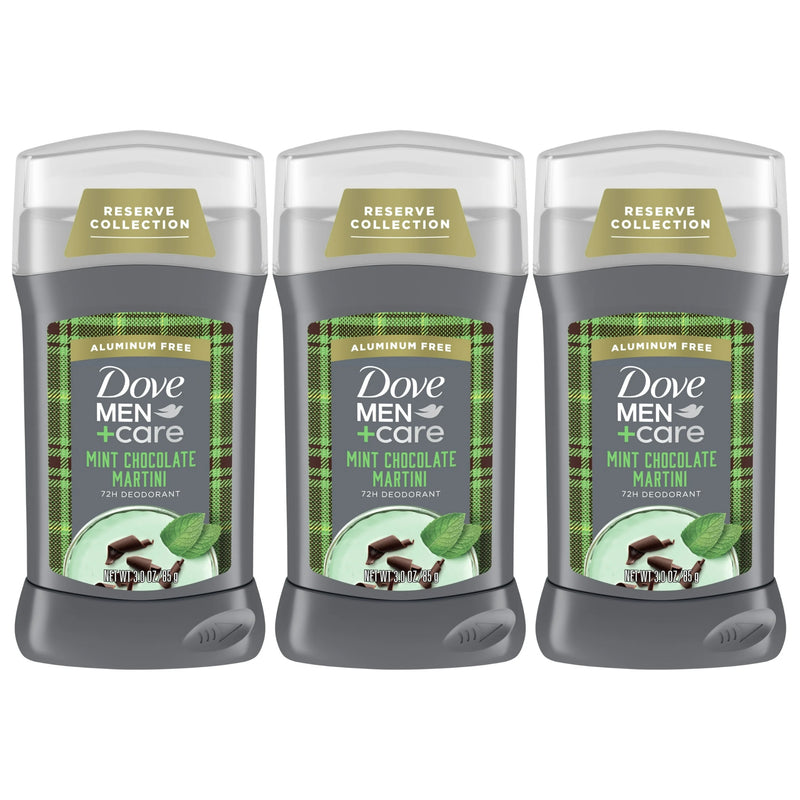 Dove Men+Care Deodorant Stick, Reserve Collection, Mint Chocolate Martini, 3 oz