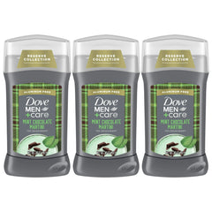 Dove Men+Care Deodorant Stick, Reserve Collection, Mint Chocolate Martini, 3 oz