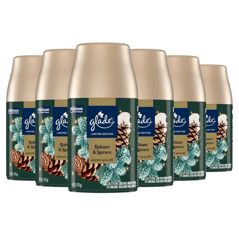 Glade Automatic Spray Refills, Balsam & Spruce, 6.2oz