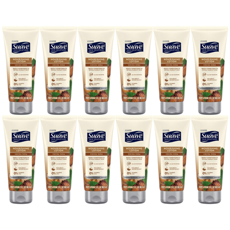Suave Nourishing Body Lotion, Cocoa Shea, 3oz