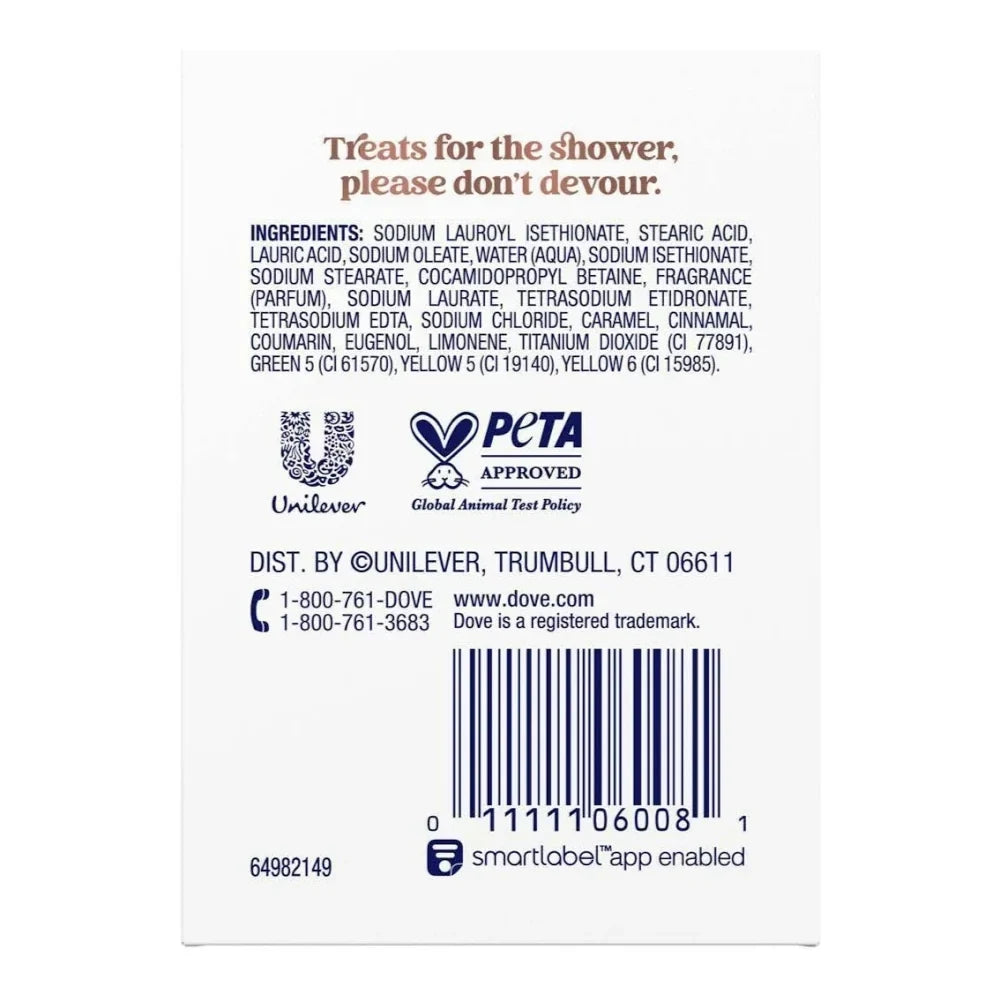 Dove Limited Edition Beauty Bar, Cinnamon Pumpkin Pie, 3.75oz, 4 Count -