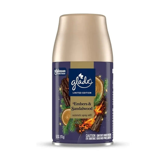 Glade Automatic Spray Refills, Embers & Sandalwood, 6.2oz -