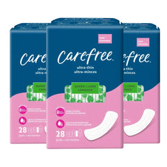 Carefree Ultra Thin Super Long Pads, 28 Count