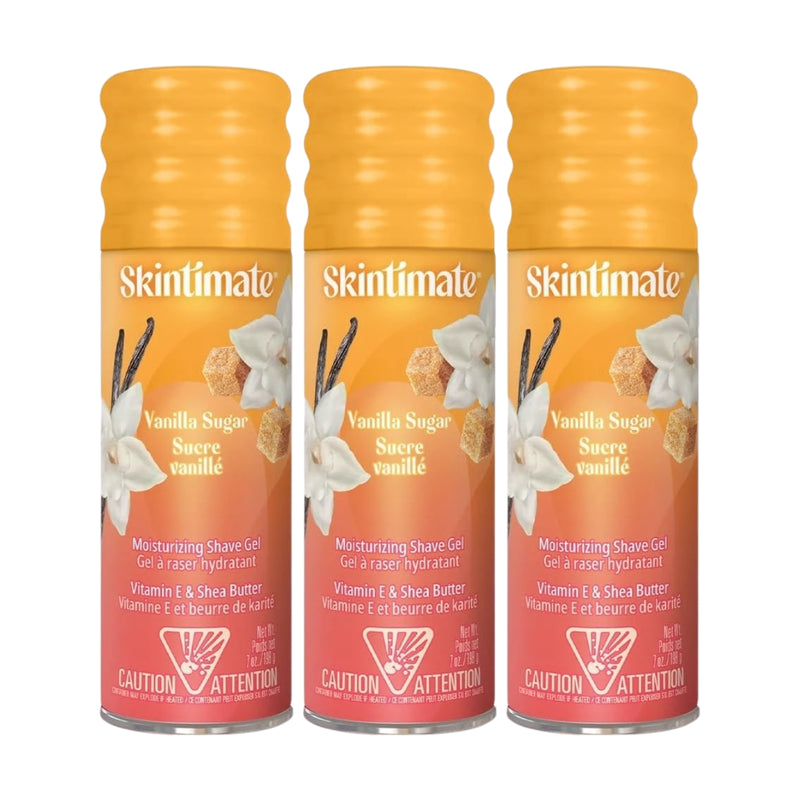 Skintimate Moisturizing Shave Gel, Vanilla Sugar, 7oz